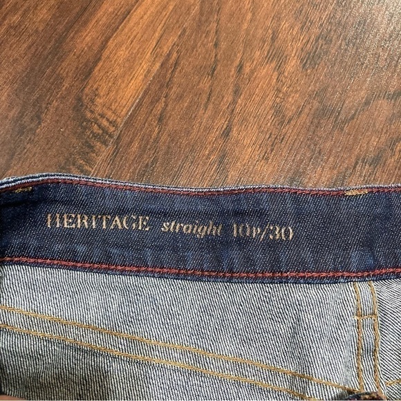 TALBOTS HERITAGE straight leg ankle length jeans size 10 or 30 euc - Picture 6 of 13